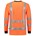 Tricorp T-Shirt RWS birdseye lange mouw - Safety - 103002 - fluor oranje - maat XXL