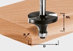Festool Afrondfrees 20.7MM HW S8 D20.7/R4 KL