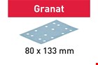 Festool schuurstroken (10x) - Granat - 80x133mm