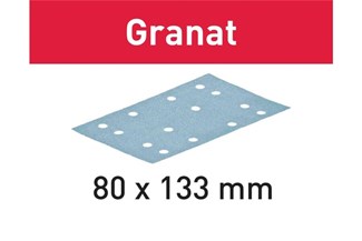 Festool schuurstroken (10x) - Granat - 80x133mm