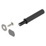 blum Set TIP-ON met diepteverstellingincl. kleefplaat, schroefplaat en schroef Kleur: carbonzwart