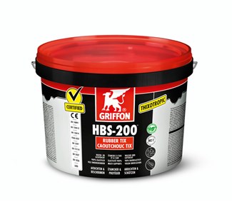 Griffon HBS-200® Rubber Tix coating - water en luchtafdichtend - emmer 5 l - zwart