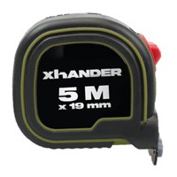 XHANDER Rolbandmaat 19mm x 5 meter - magnetisch