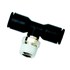 Legris - T-Inschroefkoppeling - vertikaal - 4 mm x 1/8" - BSPT - 3108 04 10