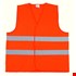 Opsial veiligheidsvest - 2 strepen - high visibility - oranje - maat XXL