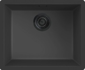 Reginox Messina 50 vlak+opbouw+onderbouw - Nero Black