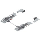 blum TIP-ON BLUMOTION set eenheid L+R, 10-20kg, voor TANDEMBOX NL 270-300mm, inclusief meenemers en koppelstuk voor synchronisering Kleur: R7035 lichtgrijs