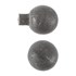 Dauby meubelknop - Pure PT-25 - ruw metaal - 25 mm