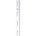 Element wandrail enkel - wit - 150 cm