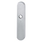 Hoppe veiligheidsschild ovaal buitenzijde E3331 - blind - RVS
