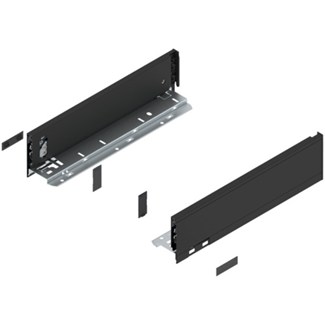 blum LEGRABOX zijkant L+R  M-hoogte, 350mm Kleur: carbon zwart