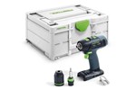 Festool accu schroefboormachine - T 18+3-Basic - 18 V - excl. accu en lader - in systainer SYS 3