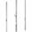 HMB Multipoint Comfort inbouw SKG3 deurnaald - 2500 mm - kist met 50 stuks - 500902K