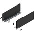 blum LEGRABOX zijkant L+R  C-hoogte, 450mm Kleur: carbon zwart