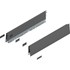 Blum MERIVOBOX zijkant M-hoogte, R+L, 450mm Kleur: orion grijs