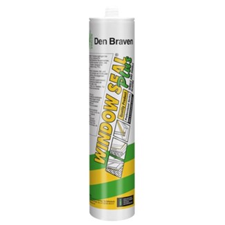 Zwaluw Window Seal Plus - beglazingskit - 310 ml koker - zwart