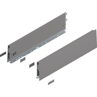 Blum MERIVOBOX zijkant K-hoogte, R+L, 500mm Kleur: indium grijs