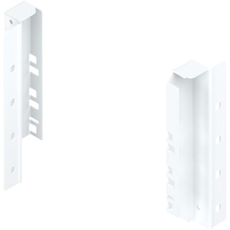 blum Rugwandhouder C set voor TANDEMBOX  voor houten rugwand  Kleur: Zijdewit