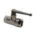 Legris - Kogelkraan Mini - messing vernikkeld - 1/2" - binnen/binnen - DN13 - 0402.13.21