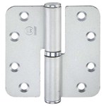BSW projectpaumelle - afgerond 89x89x3 mm - BB 807 GV f1 rd - draairichting 1