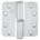 BSW projectpaumelle - afgerond 89x89x3 mm - BB 807 GV f1 rd - draairichting 1