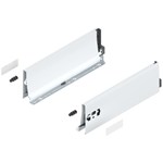 Blum ladezijkant set R+L voor TANDEMBOX Antaro  Hoogte K, incl. afdekkappen  NL: 350 mm  Kleur: Zijdewit
