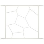SecuBar Siertralie Deco 1 - Op het kozijn - wit - 540x525mm