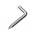 Gebr. Bodegraven puntduim - 30x14x3,2mm - verzinkt