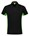 Tricorp Workwear 202002 Bi-Color unisex poloshirt Zwart Limegroen XL