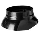 Ubbink dakdoorvoerschaal - 131 - diameter dakdoorvoerzijde 131,5 mm - zwart