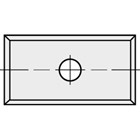 JSO-TR keermessen [10x] HW - 12x12x1.5 mm - 4-zijdig geslepen - 72020-6-01200