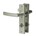 Nemef deurkruk op schild - vastdraaibaar geveerd - WC 63/8 -  F1  links - 3251 P