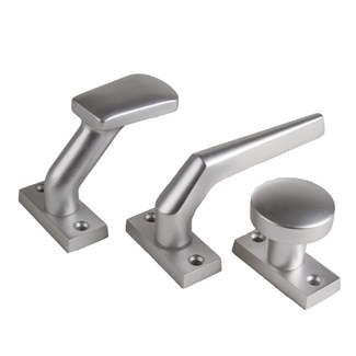 AMI smalrozet - 65/30 - met deurkruk - 357 - gegoten aluminium