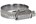 Slangklem - stalen band - 4 snelklem gegalvaniseerd - 20-32 mm