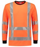 Tricorp T-Shirt RWS birdseye lange mouw - Safety - 103002 - fluor oranje - maat XL