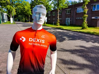 DEXIS Performance Jersey +3 back pockets rood design - Men - XL