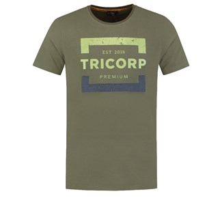 Tricorp T-Shirt heren - Premium - 104007 - legergroen - XL