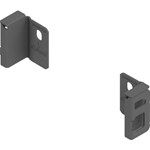 Blum Rugwandhouder MERIVOBOX N-hoogte, L+R, voor houten rugwand Kleur: orion grijs