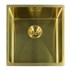 Reginox spoelbak - Miami - vlak + onderbouw - gecoat - gold - 40 x 40 cm - R30714