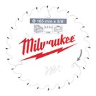 Milwaukee cirkelzaagbladen - 165 mm  