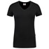 Tricorp dames T-shirt V-hals 190 grams - Casual - 101008 - zwart - maat S