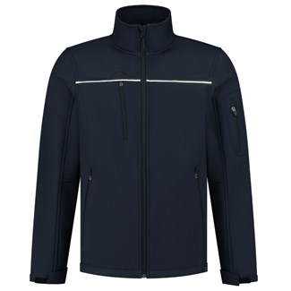Tricorp softshell jas luxe - Rewear - inkt blauw - maat XS