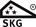 BSW glijlagerscharnier - 818 Allround - SKG*** - afgerond - 89x89x3 mm - gegalvaniseerd 