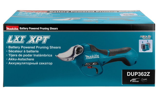 MAKITA DUP362PT2 2x18V accu-snoeischaar (2x 5,0Ah accu duolader