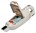 Makita accu steelstofzuiger - CL114FDWIX - 12 V Max - ivoorwit - met ingebouwde 2,0 Ah accu - lader in doos
