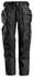 Snickers Workwear 6224 Canvas+ werkbroek met holsterzakken zwart - maat 52