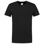 Tricorp T-shirt fitted - Casual - 101004 - zwart - maat 152