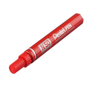Pentel merkstift pen n50B - rood - Q631302