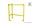 Orit tafel - voor Quattro-Quattro gevelsteenknipper - 600 x 300 mm - geel