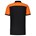 Tricorp Workwear 202006 Bicolor Naden unisex poloshirt Zwart Oranje XL